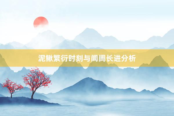 泥鳅繁衍时刻与阛阓长进分析